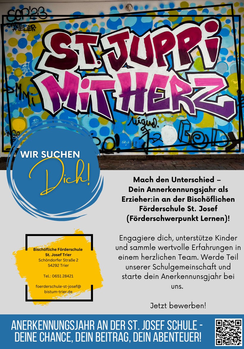 Stellenausschreibung Anerkennungsjahr